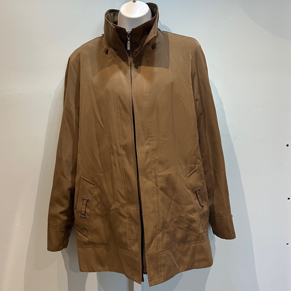 Gallery Brown Casual Jacket Medium Removable Liner